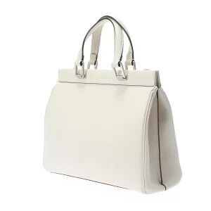 Gucci Gold White Bag Zumi Top Shoulder Leather Handle